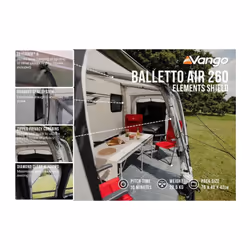 Vango | Balletto Air 260 Elements Shield | Grey Violet