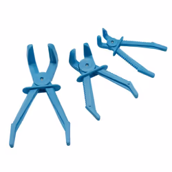 Flexible Hose Clamp Set with 90 Degree Jaws (3 Piece)