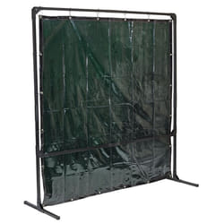 Welding Curtain with Metal Frame, 6' x 6