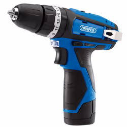 Draper 12V COMBI DRILL KIT-BT & CHRGR 70256 70256 12V Combi Drill, 1 x 1.5Ah Battery, 1 x Fast Charger