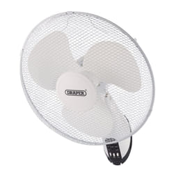 230V Oscillating Wall Mounted Fan with Remote Control, 16""/400mm, 3 Speed
