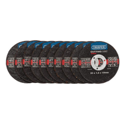 Draper CUT/DISC METAL - 50X1.5MM 94658 Metal Cutting Discs, 50 x 1.5 x 10mm (Pack of 10)