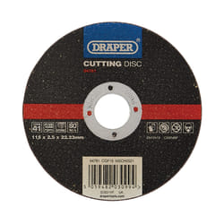 Draper CUT/DISC STONE - 115X2.5MM 94781 Flat Stone Cutting Discs