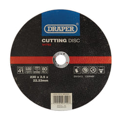 Draper CUT/DISC STONE - 230X2.5MM 94782 Flat Stone Cutting Discs