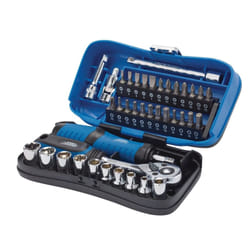 Draper Expert Socket and Bit Set, 1/4"" Sq. Dr. (39 Piece)