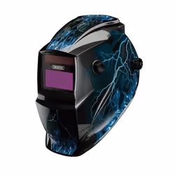Draper AUTO VARIOSHADE WELDING HELMET 02514 Auto-Darkening Welding Helmet, Blue Skull