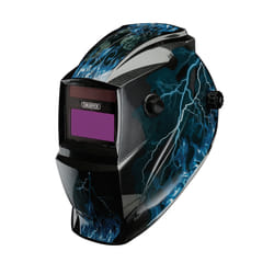 Draper AUTO VARIOSHADE WELDING HELMET 02514 Auto-Darkening Welding Helmet, Blue Skull