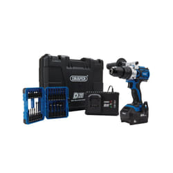 Draper D20 20V Brushless Combi Drill Kit & Draper Expert Impact Screwdriver Bit
