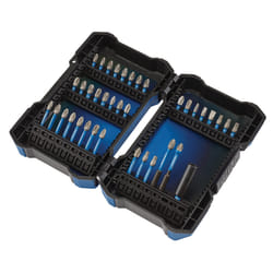 Draper 38PC IMPACT S/DRIVER SET 04929 Impact Screwdriver Bit Set, 1/4" Hex (38 Piece)