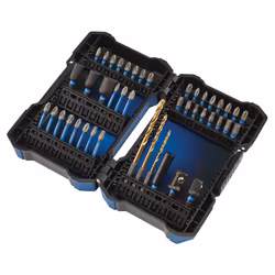Draper 44PC IMPACT S/DRIVER SET 04931 Impact Screwdriver Bit Set, 1/4" Hex (44 Piece)