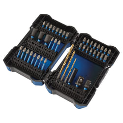 Draper 44PC IMPACT S/DRIVER SET 04931 Impact Screwdriver Bit Set, 1/4" Hex (44 Piece)