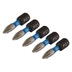 Draper PZ1X25MM IMPACT S/D BIT 5PK 04950 PZ-Type Impact Screwdriver Bits, 1/4" Hex