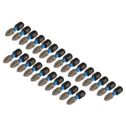 Draper PZ2X25MM IMPACT S/D BIT 25PK 05689 PZ-Type Impact Screwdriver Bits, 1/4" Hex
