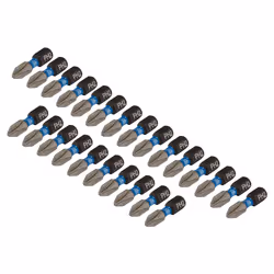 Draper PH2X25MM IMPACT S/D BIT 25PK 05691 Cross Slot/PH Type Impact Screwdriver Bits, 1/4" Hex