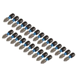Draper PH2X25MM IMPACT S/D BIT 25PK 05691 Cross Slot/PH Type Impact Screwdriver Bits, 1/4" Hex