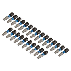 Draper T25X25MM IMPACT S/D BIT 25PK 05695 TX-STARÃ Impact Screwdriver Bits, 1/4" Hex