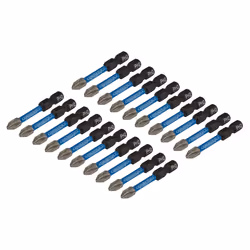 Draper PH2X50MM IMPACT S/D BIT 20PK 05697 Cross Slot/PH Type Impact Screwdriver Bits, 1/4" Hex