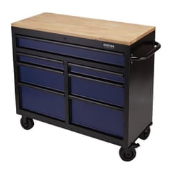 BUNKER&#174; Workbench Roller Tool Cabinet, 7 Drawer, 41"", Blue