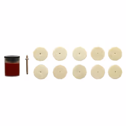 Draper 12PC POLISHING WHEELS SET 08958 Polishing Wheels Set for D20 Engraver/Grinder (12 Piece)
