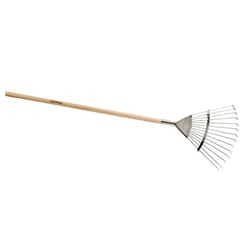 Draper JUNIOR HERITAGE LAWN RAKE SS 08975 Heritage Junior Stainless Steel Lawn Rake