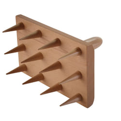 Heritage 120mm x 200mm Wooden Multi-seed Tray | Dibber with 12 Prongs | Beechwood Planting Tool | Gardening & Seeding Handtool | 09003