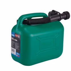 Plastic Fuel Can, 5L, Green