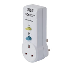 Draper RCD ADAPTOR 13 AMP 10205 10205 RCD Adaptor, 230-240V, 13 AMP