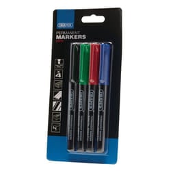 Marker Pens, Multicoloured (Pack of 4)