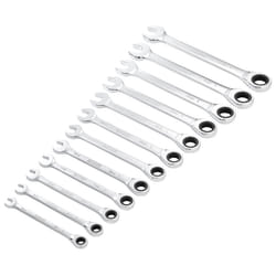 Draper 12PC RATCHETING SPANNER SET 27689 27689 HI-TORQÃ Metric Ratchet Combination Spanner Set (12 Piece)