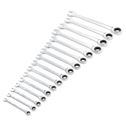 Draper 16PC RATCHETING SPANNER SET 27690 27690 HI-TORQÃ Metric Ratchet Combination Spanner Set (16 Piece)