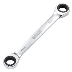 Draper 14X15 RATCHET RING SPANNER 27738 27738 HI-TORQÃ Metric Double Ratchet Ring Spanner