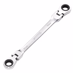 Draper 10X11 FLX RATCHET RING SPANNER 27745 27745 HI-TORQÃ Metric Flexible Head Double Ring Ratchet Spanner