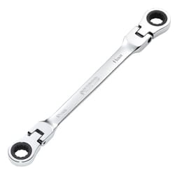 Draper 10X11 FLX RATCHET RING SPANNER 27745 27745 HI-TORQÃ Metric Flexible Head Double Ring Ratchet Spanner