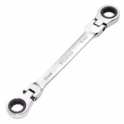 Draper 16X17 FLX RATCHET RING SPANNER 27756 27756 HI-TORQÃ Metric Flexible Head Double Ring Ratchet Spanner
