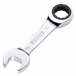 Draper 16MM STUBBY RATCHETING SPANNER 27911 27911 HI-TORQÃ Metric Stubby Ratchet Combination Spanner