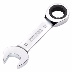 Draper 17MM STUBBY RATCHETING SPANNER 27914 27914 HI-TORQÃ Metric Stubby Ratchet Combination Spanner