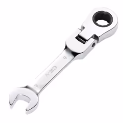 Draper 8MM STUBBY FLEX RACT. SPANNER 27949 27949 HI-TORQÃ Metric Stubby Flexible Head Ratchet Combination Spanner