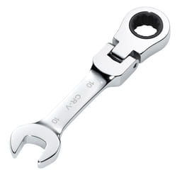 Draper 10MM STUBBY FLEX RACT. SPANNER 27965 27965 HI-TORQÃ Metric Stubby Flexible Head Ratchet Combination Spanner
