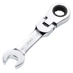 Draper 11MM STUBBY FLEX RACT. SPANNER 27966 27966 HI-TORQÃ Metric Stubby Flexible Head Ratchet Combination Spanner