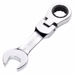 Draper 14MM STUBBY FLEX RACT. SPANNER 27970 27970 HI-TORQÃ Metric Stubby Flexible Head Ratchet Combination Spanner