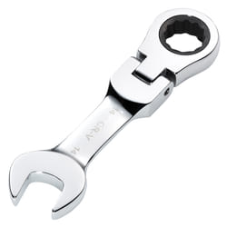 Draper 14MM STUBBY FLEX RACT. SPANNER 27970 27970 HI-TORQÃ Metric Stubby Flexible Head Ratchet Combination Spanner