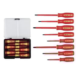 VDE Approved Fully Insulated Screwdriver and Precision Screwdriver Set (14 Piece)