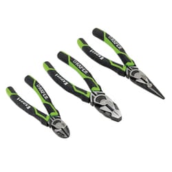 Draper 3PC.HD PLIER SET - GREEN 28035 28035 High Leverage Plier Set (3 Piece)
