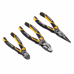 Draper 3PC.HD PLIER SET - YELLOW 28038 28038 High Leverage Plier Set (3 Piece)