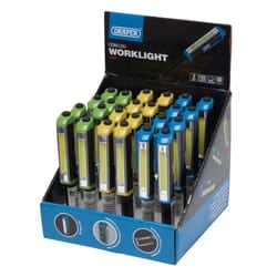 COB LED Aluminium Pocket Torch, 3W, 3 x AAA Batteries