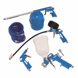 Draper AIR TOOL KIT 5PC 28357 28357 Air Tool Kit, 1/4" BSP (5 Piece)