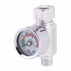 Draper ON-GUN AIR REGULATOR & GAUGE 28377 1/4" BSP On-Gun Air Regulator and Gauges