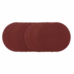 Draper 125MM SANDING DISC 80G 02694 Sanding Discs, 125mm, Hook & Loop (Pack of 10)