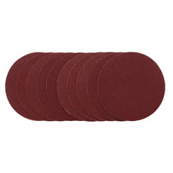 Draper 125MM SANDING DISC 80G 02694 Sanding Discs, 125mm, Hook & Loop (Pack of 10)
