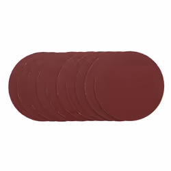 Draper 125MM SANDING DISC 120G 02695 Sanding Discs, 125mm, Hook & Loop (Pack of 10)